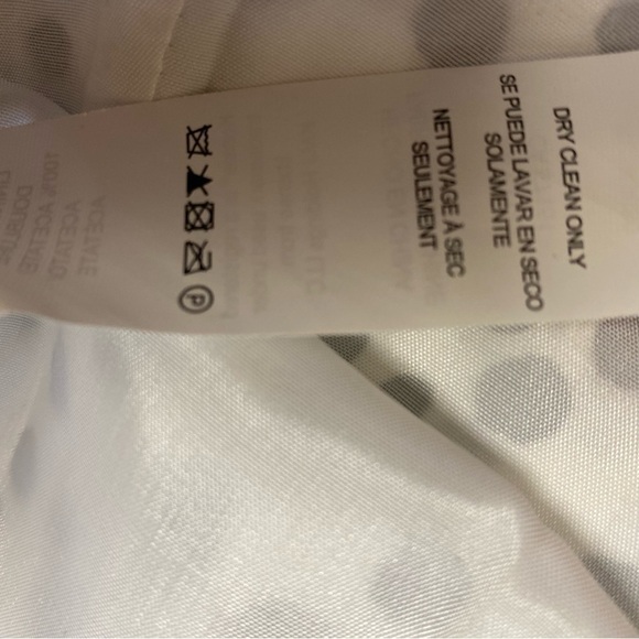 Kensie ladies black and white belted polka dot fit and flare dress size medium - Picture 10 of 10